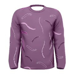 Plumelet Pen Ethnic Elegant Hippie Men s Long Sleeve Tee