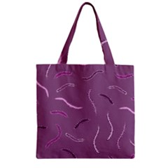 Plumelet Pen Ethnic Elegant Hippie Zipper Grocery Tote Bag