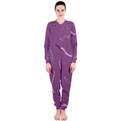 Plumelet Pen Ethnic Elegant Hippie OnePiece Jumpsuit (Ladies) 