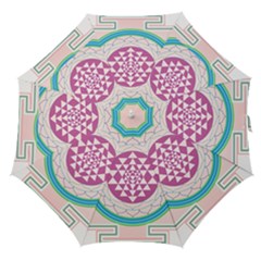 Mandala Design Arts Indian Straight Umbrellas by Nexatart