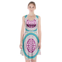 Mandala Design Arts Indian Racerback Midi Dress by Nexatart