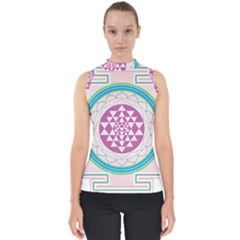 Mandala Design Arts Indian Shell Top