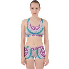 Mandala Design Arts Indian Work It Out Sports Bra Set