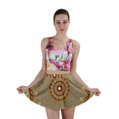 Mandala Art Ornament Pattern Mini Skirt by Nexatart