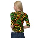 Celtic Celts Circle Color Colors Quarter Sleeve Raglan Tee View2