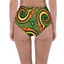 Celtic Celts Circle Color Colors Reversible High-Waist Bikini Bottoms View2