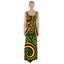 Celtic Celts Circle Color Colors Maxi Thigh Split Dress View2