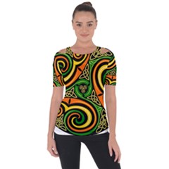 Celtic Celts Circle Color Colors Short Sleeve Top