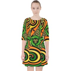 Celtic Celts Circle Color Colors Pocket Dress