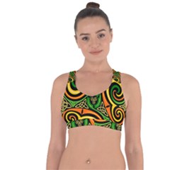 Celtic Celts Circle Color Colors Cross String Back Sports Bra