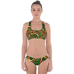 Celtic Celts Circle Color Colors Cross Back Hipster Bikini Set