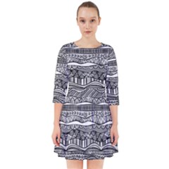 Ethno Seamless Pattern Smock Dress by Nexatart