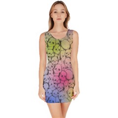  Rainbow Skulls Bodycon Dress by PattyVilleDesigns