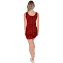  Red Elegant Skulls Bodycon Dress View4