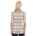 Multicolor Graphic Pattern Wide Neckline Tee View2