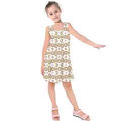 Multicolor Graphic Pattern Kids  Sleeveless Dress by dflcprints