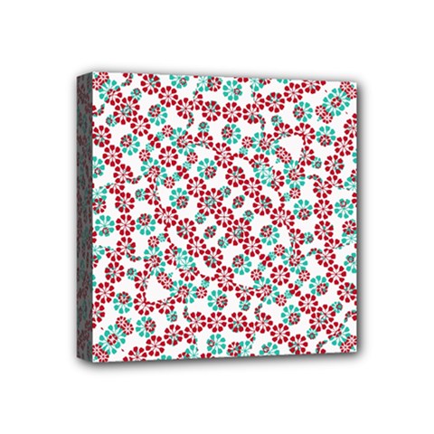 Multicolor Graphic Pattern Mini Canvas 4  X 4  by dflcprints