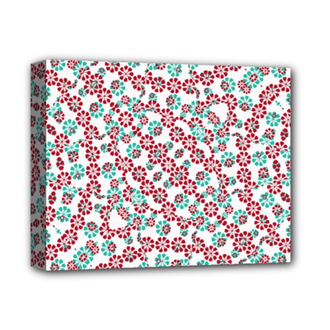 Multicolor Graphic Pattern Deluxe Canvas 14  X 11  by dflcprints