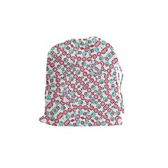 Multicolor Graphic Pattern Drawstring Pouches (medium)  by dflcprints