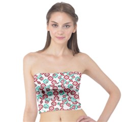 Multicolor Graphic Pattern Tube Top by dflcprints