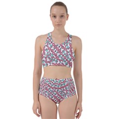 Multicolor Graphic Pattern Racer Back Bikini Set by dflcprints