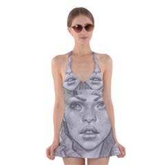 Dreaded Princess  Halter Swimsuit Dress