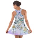 Funny, Cute Frog With Waterlily And Leaves Cotton Racerback Dress View2