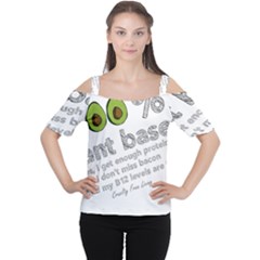 100% Plant Based Cutout Shoulder Tee