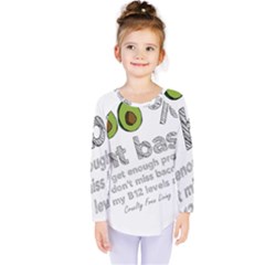 100% Plant Based Kids  Long Sleeve Tee