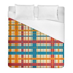 Plaid Pattern Duvet Cover (full/ Double Size) by linceazul