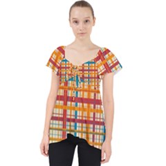 Plaid Pattern Dolly Top by linceazul