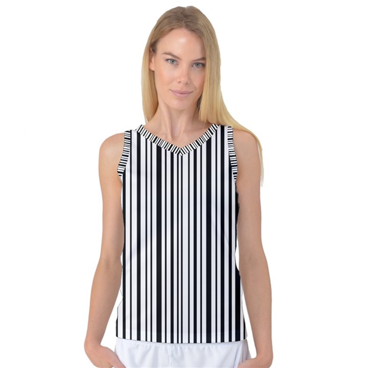 Barcode Women s Basketball Tank Top