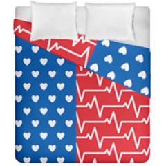 Usa Flag Duvet Cover Double Side (california King Size) by stockimagefolio1