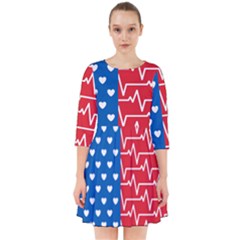 Usa Flag Smock Dress