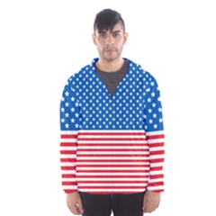 Usa Flag Hooded Wind Breaker (men)