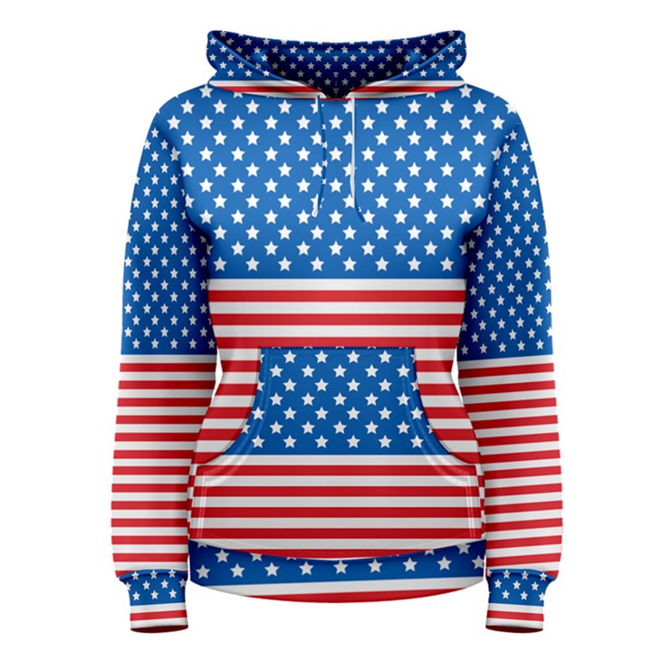 Usa Flag Women s Pullover Hoodie