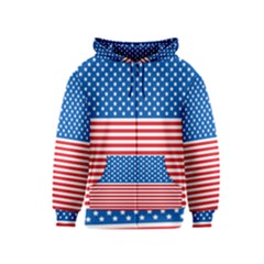 Usa Flag Kids  Zipper Hoodie