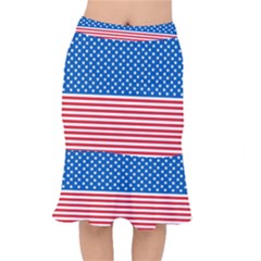 Usa Flag Mermaid Skirt