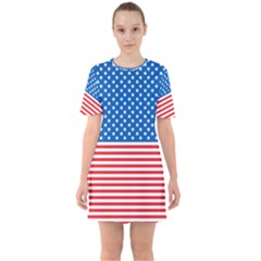 Usa Flag Mini Dress