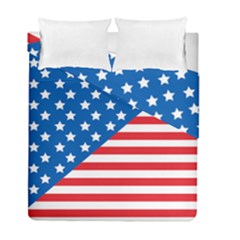 Usa Flag Duvet Cover Double Side (full/ Double Size) by stockimagefolio1