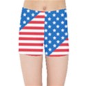 Usa Flag Kids Sports Shorts View1