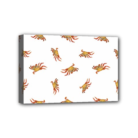 Crabs Photo Collage Pattern Design Mini Canvas 6  X 4  by dflcprints