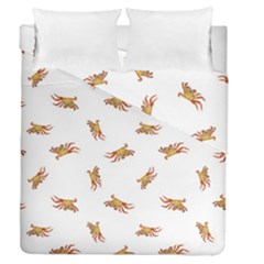 Crabs Photo Collage Pattern Design Duvet Cover Double Side (queen Size) by dflcprints