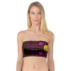 Roses In The Air For Happy Feelings Bandeau Top by pepitasart