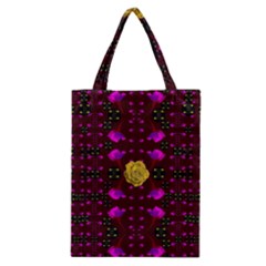 Roses In The Air For Happy Feelings Classic Tote Bag by pepitasart