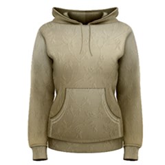 Gold Floral Royal Pattern  Women s Pullover Hoodie