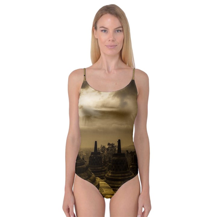 Borobudur Temple Indonesia Camisole Leotard 