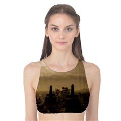 Borobudur Temple Indonesia Tank Bikini Top by Nexatart