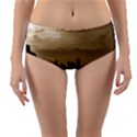 Borobudur Temple Indonesia Reversible Mid-Waist Bikini Bottoms View1