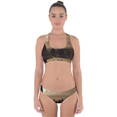 Borobudur Temple Indonesia Cross Back Hipster Bikini Set